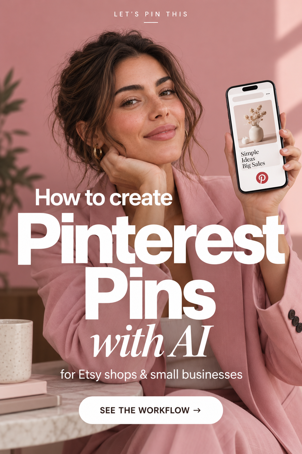 Pinterest pins with AI