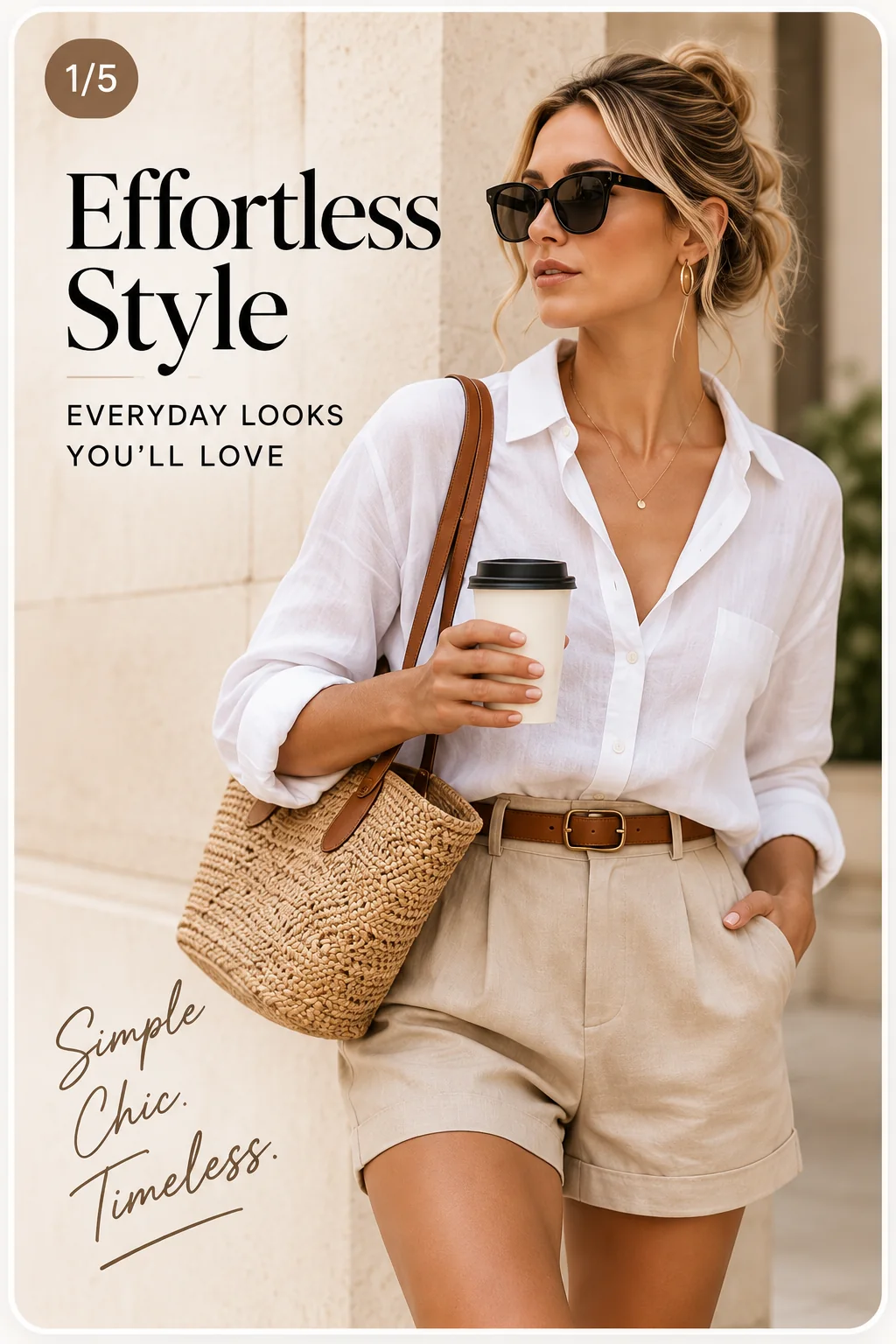 Fashion carousel cover featuring effortless everyday style